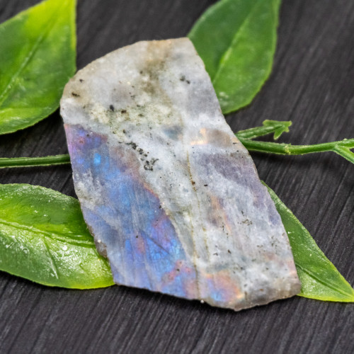 Purple Labradorite Half Polished #3