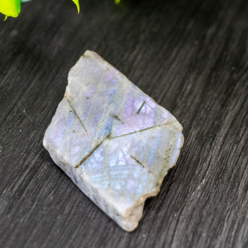 Purple Labradorite Half Polished #2