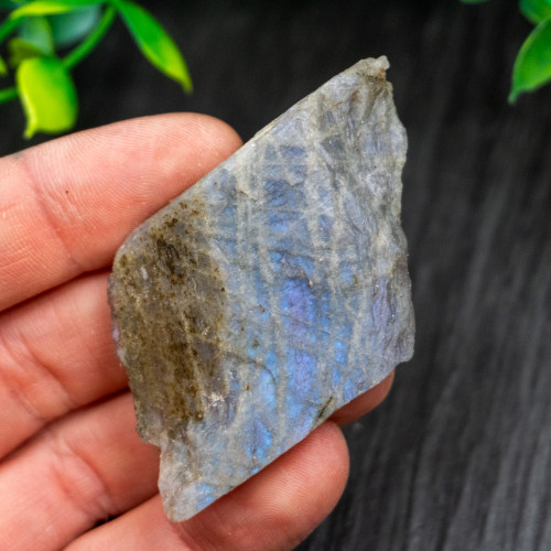 Purple Labradorite Half Polished #2