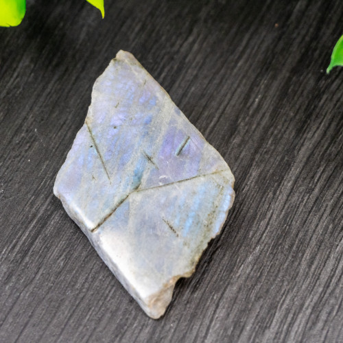Purple Labradorite Half Polished #2