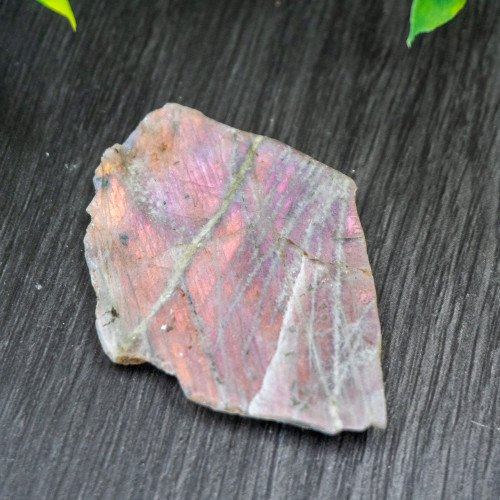 Purple Labradorite Half Polished #1