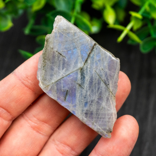 Purple Labradorite Half Polished #2