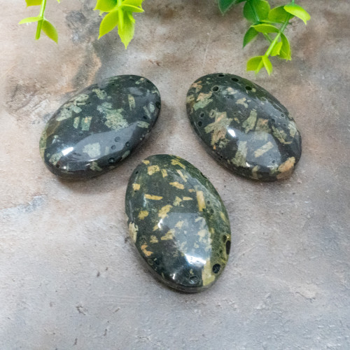 Plum Blossom Jasper Palmstone Random