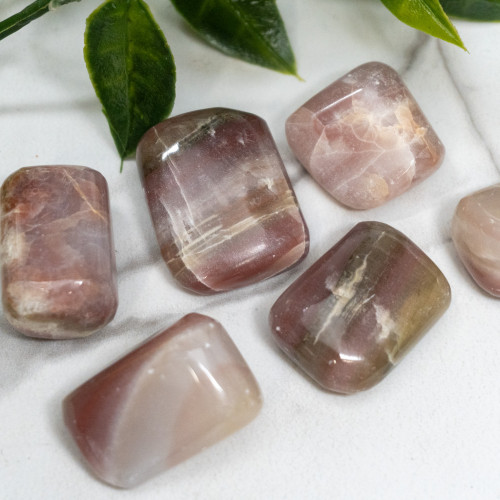 Pink Banded Onyx Tumbled
