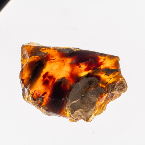 Indonesian Blue Amber Slice #6