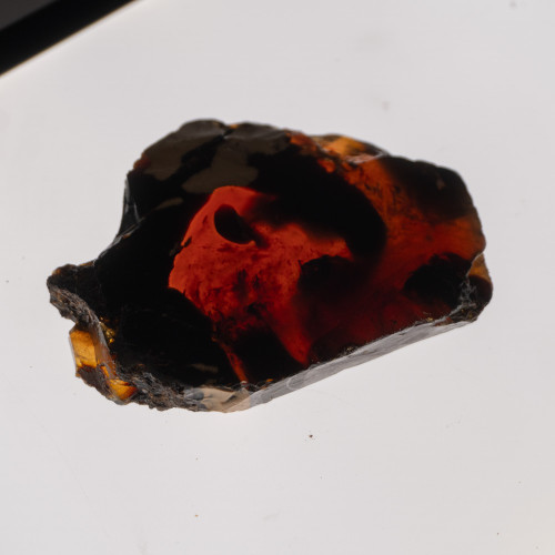 Indonesian Blue Amber Slice #4