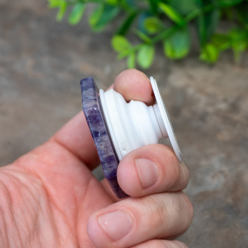 Amethyst Phone Pop Socket #1