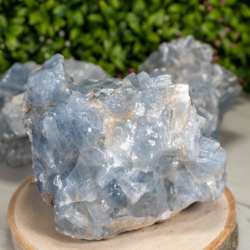 Medium Raw Blue Calcite