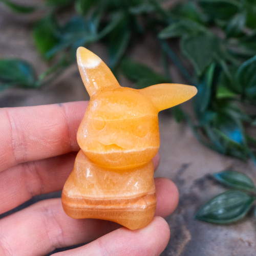 Orange Calcite Pikachu