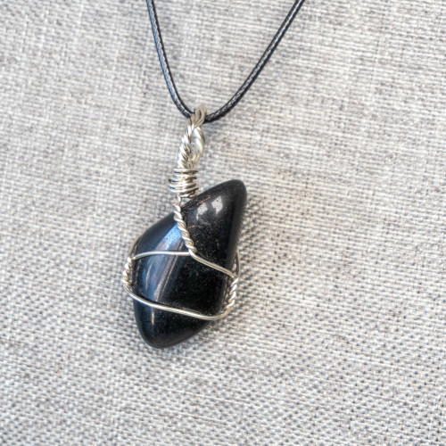 Obsidian Wire Wrap #1