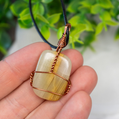 Green Onyx Wire Wrap #1