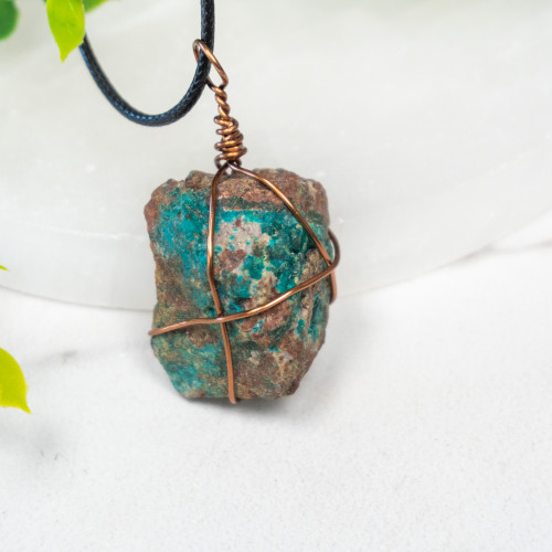 Dioptase Wire Wrap #1