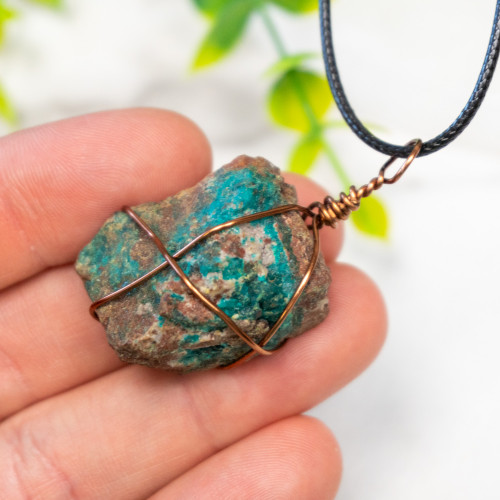 Dioptase Wire Wrap #1