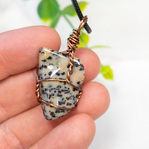 Cheetah Agate Wire Wrap #2