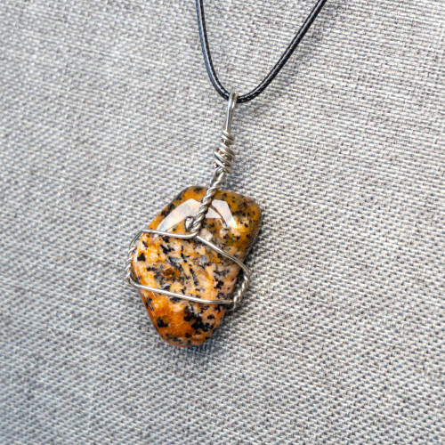 Cheetah Agate Wire Wrap #1