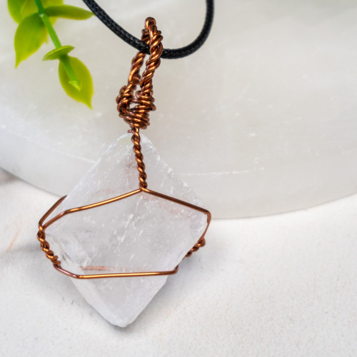 White Calcite Wire Wrap #1