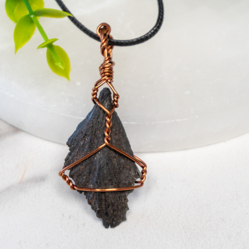 Black Kyanite Wire Wrap #1