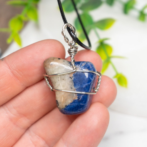 Sunset Sodalite Wire Wrap #1