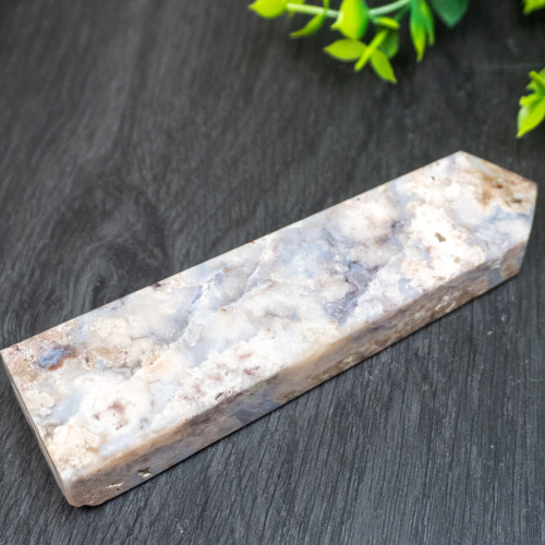 Blue Flower Agate Tower #3