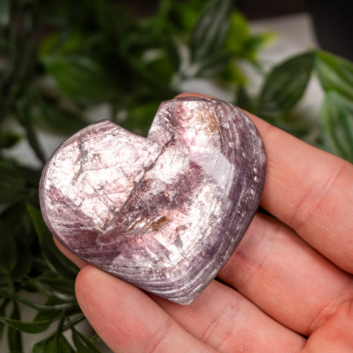 Lepidolite Heart #1