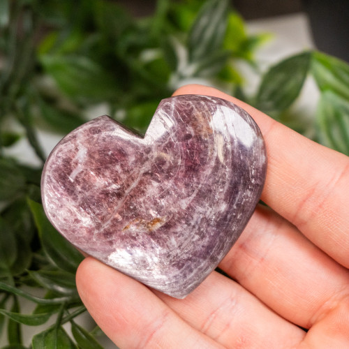 Lepidolite Heart #1