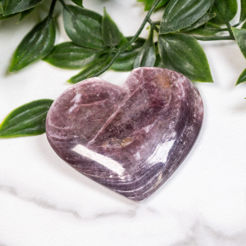 Lepidolite Heart #1