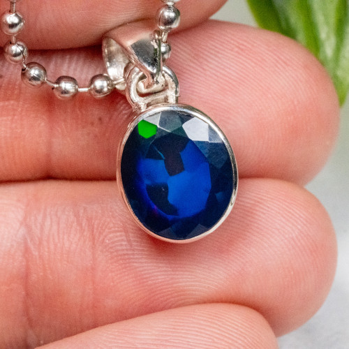 Black Ethiopian Opal Necklace #3