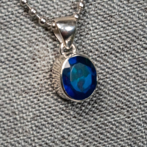 Black Ethiopian Opal Necklace #3
