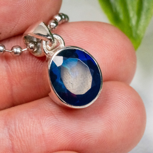 Black Ethiopian Opal Necklace #3