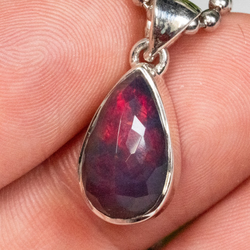 Black Ethiopian Opal Necklace #1