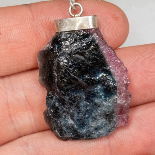 Blue & Pink Tourmaline Necklace #1