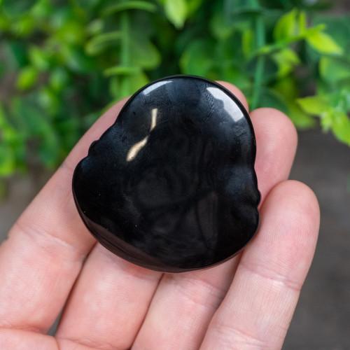 Obsidian Buddha Idol
