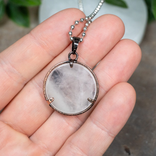 Rose Quartz Dragon Necklace Random
