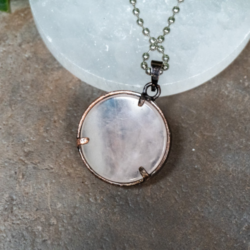 Rose Quartz Dragon Necklace Random