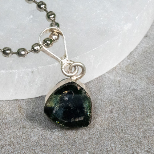 Blue and Green Tourmaline Necklace #1