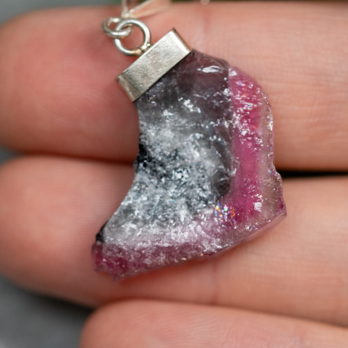 Blue and Pink Tourmaline Necklace #1