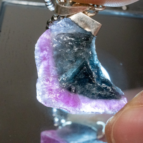 Blue and Pink Tourmaline Necklace #1