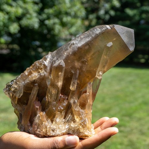 Large Natural Raw Citrine Cluster #1
