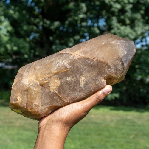 Large Natural Citrine Point #3