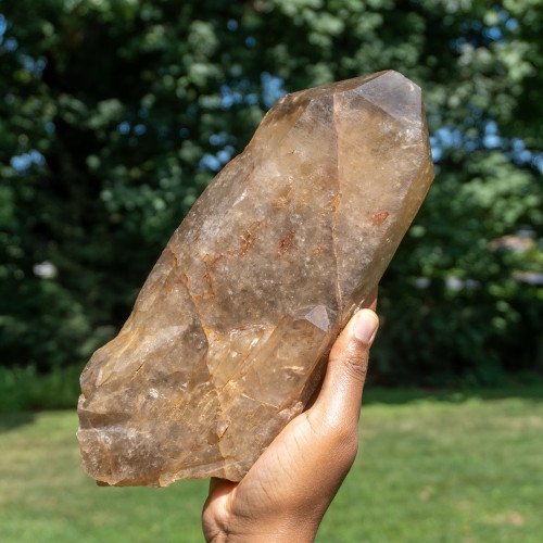 Large Natural Citrine Point #3