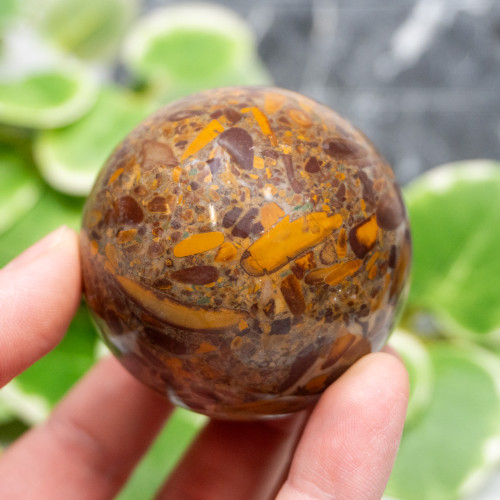 Fruit Jasper Sphere #6
