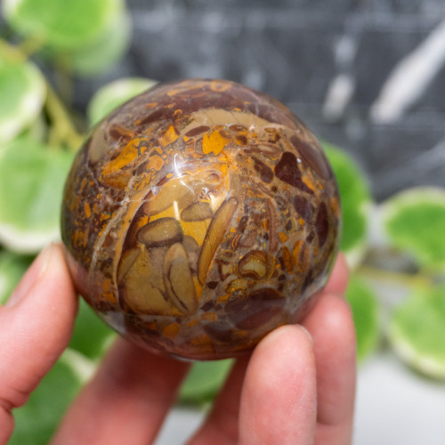 Fruit Jasper Sphere #5