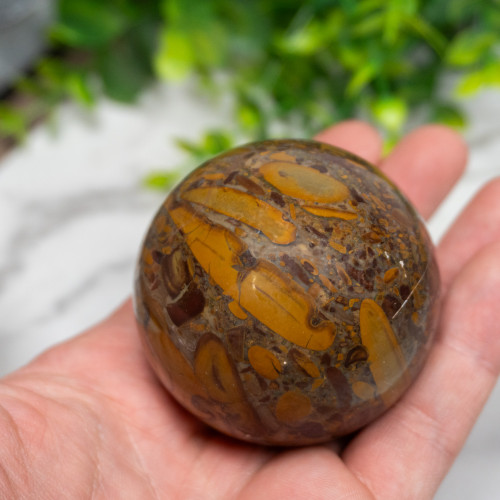 Fruit Jasper Sphere #4