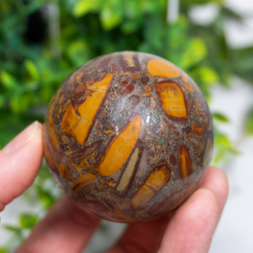 Fruit Jasper Sphere #3