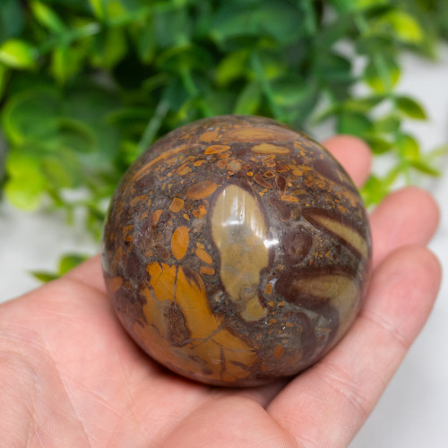 Fruit Jasper Sphere #3