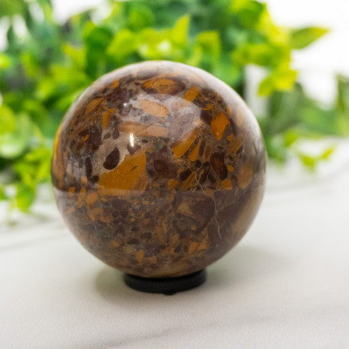 Fruit Jasper Sphere #2
