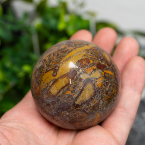 Fruit Jasper Sphere #1