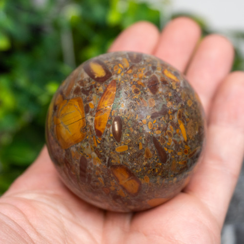 Fruit Jasper Sphere #1