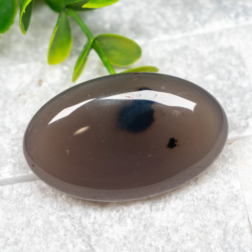Volcano Agate (UV Reactive) Palmstone #12