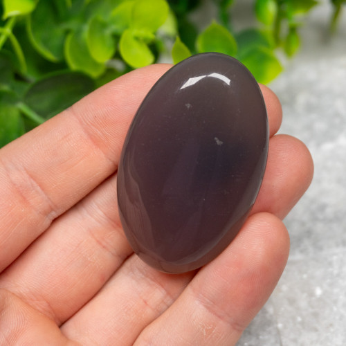 Volcano Agate (UV Reactive) Palmstone #12